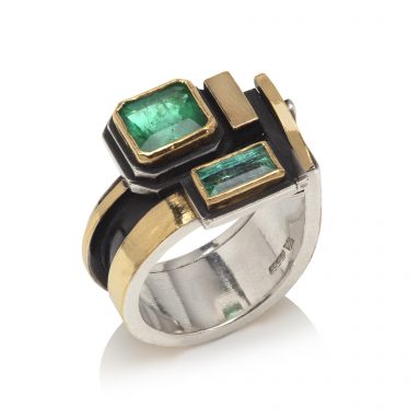 Ring with Emeralds